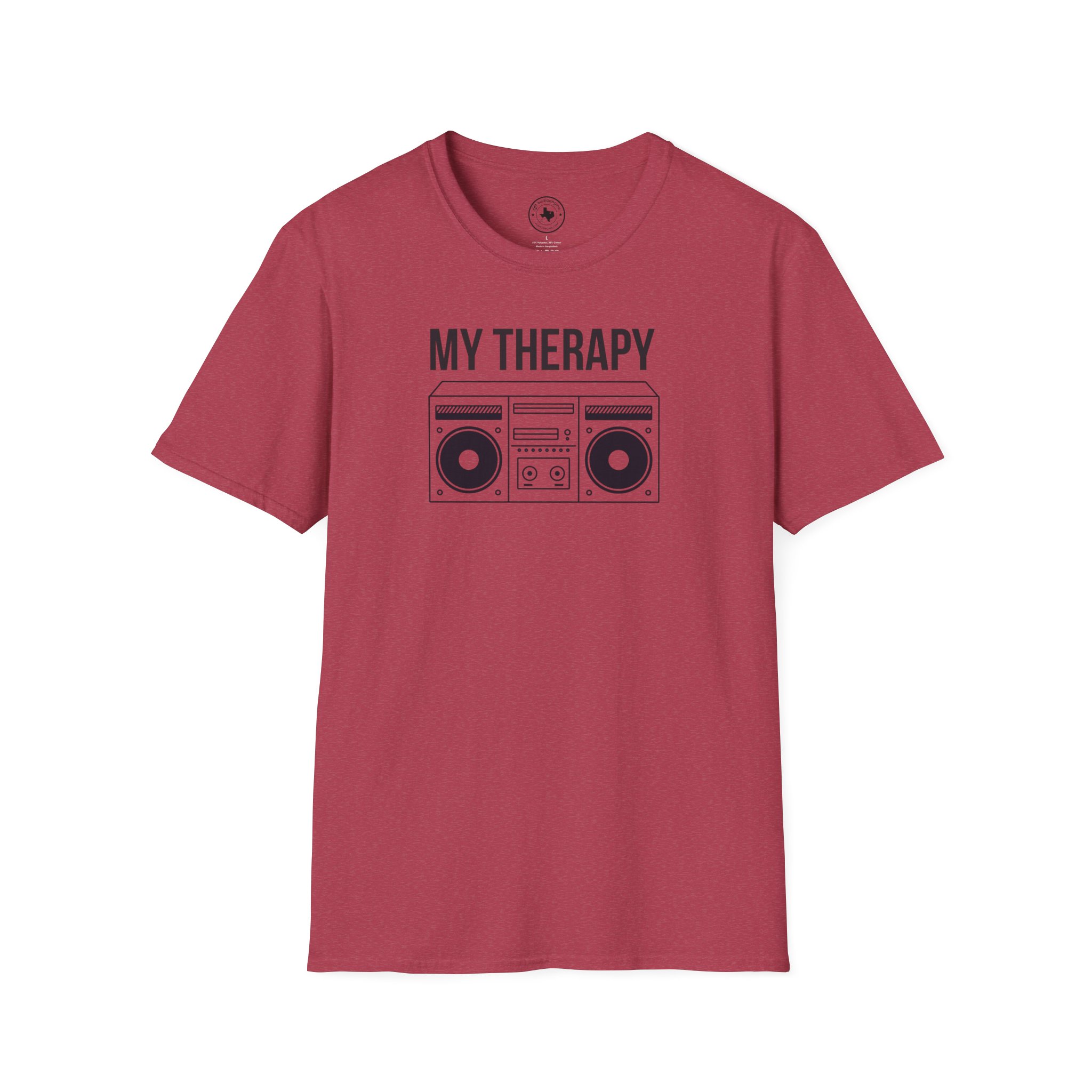 T‑Shirt — "My Therapy" Boombox Graphic Tee - Image 99