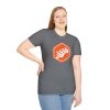 Orange Bass Guitar Badge T-Shirt — Retro Musician Tee for Bass Players - Thumbnail Image 59