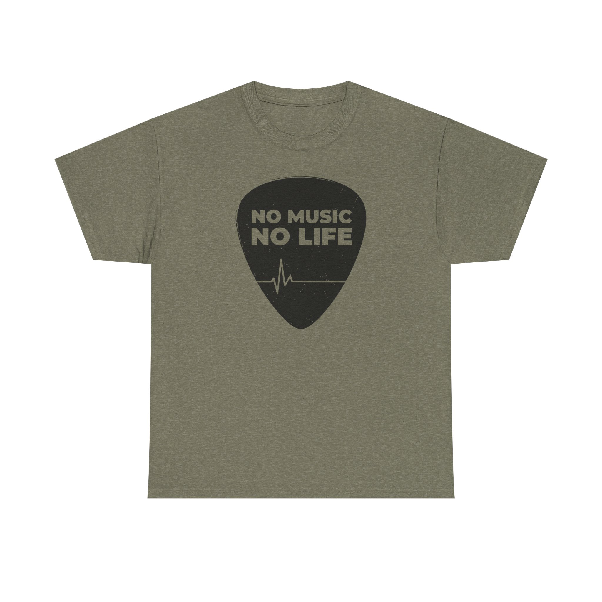 Music Lover Unisex Tee - "No Music No Life" Graphic T-Shirt - Image 25