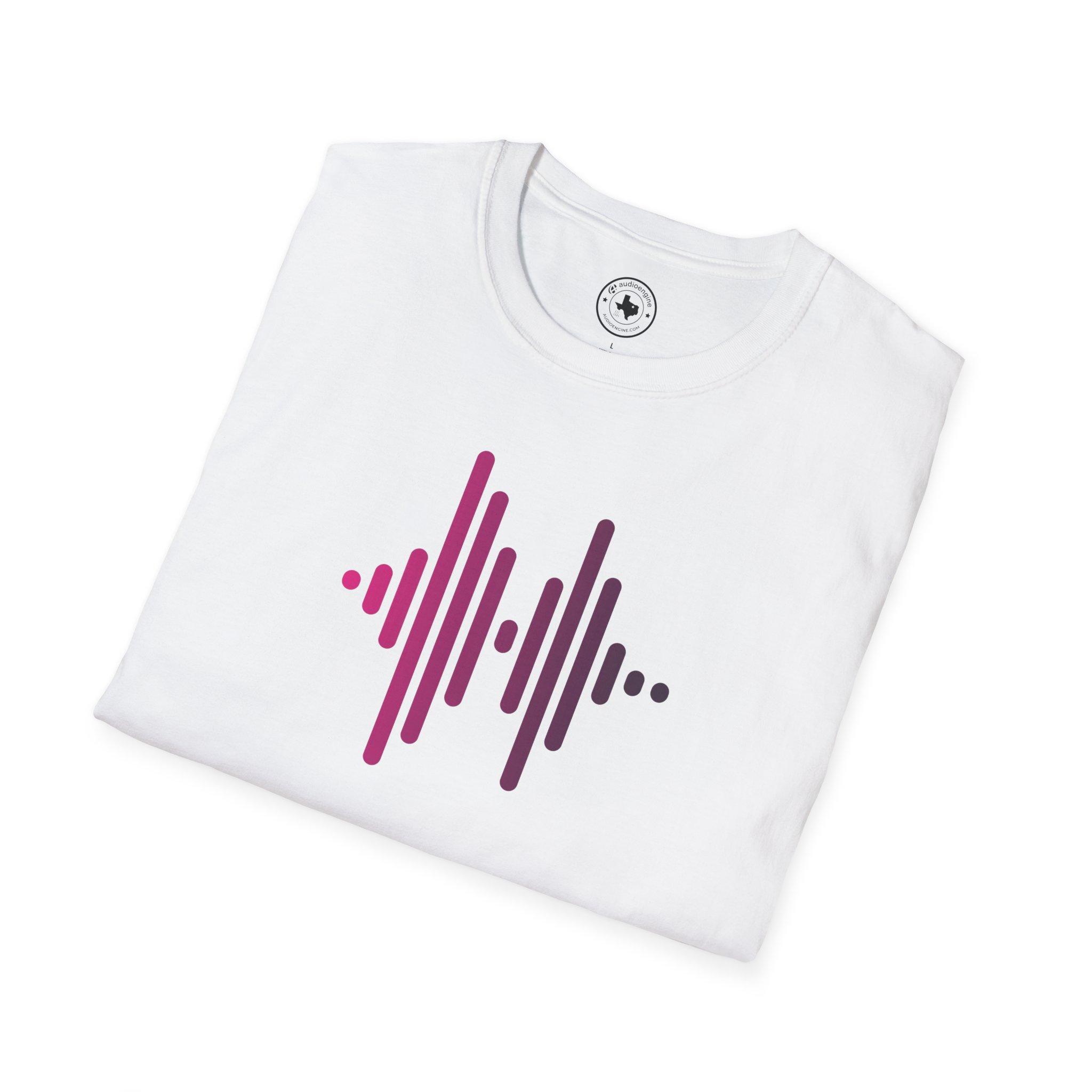 Audio Waveform Graphic Tee — Gradient Soundwave T-Shirt - Image 12