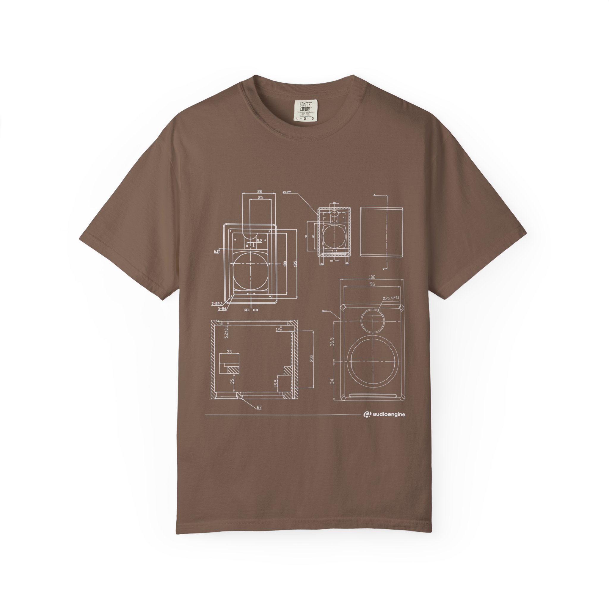 Blueprint Camera Unisex T-Shirt, Casual Wear, Artist Gift, Photography Tee, Unique Apparel, Comfortable Style - Image 1