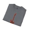 Electric Guitar Graphic T‑Shirt — Red Pattern Rock Music Tee - Thumbnail Image 84