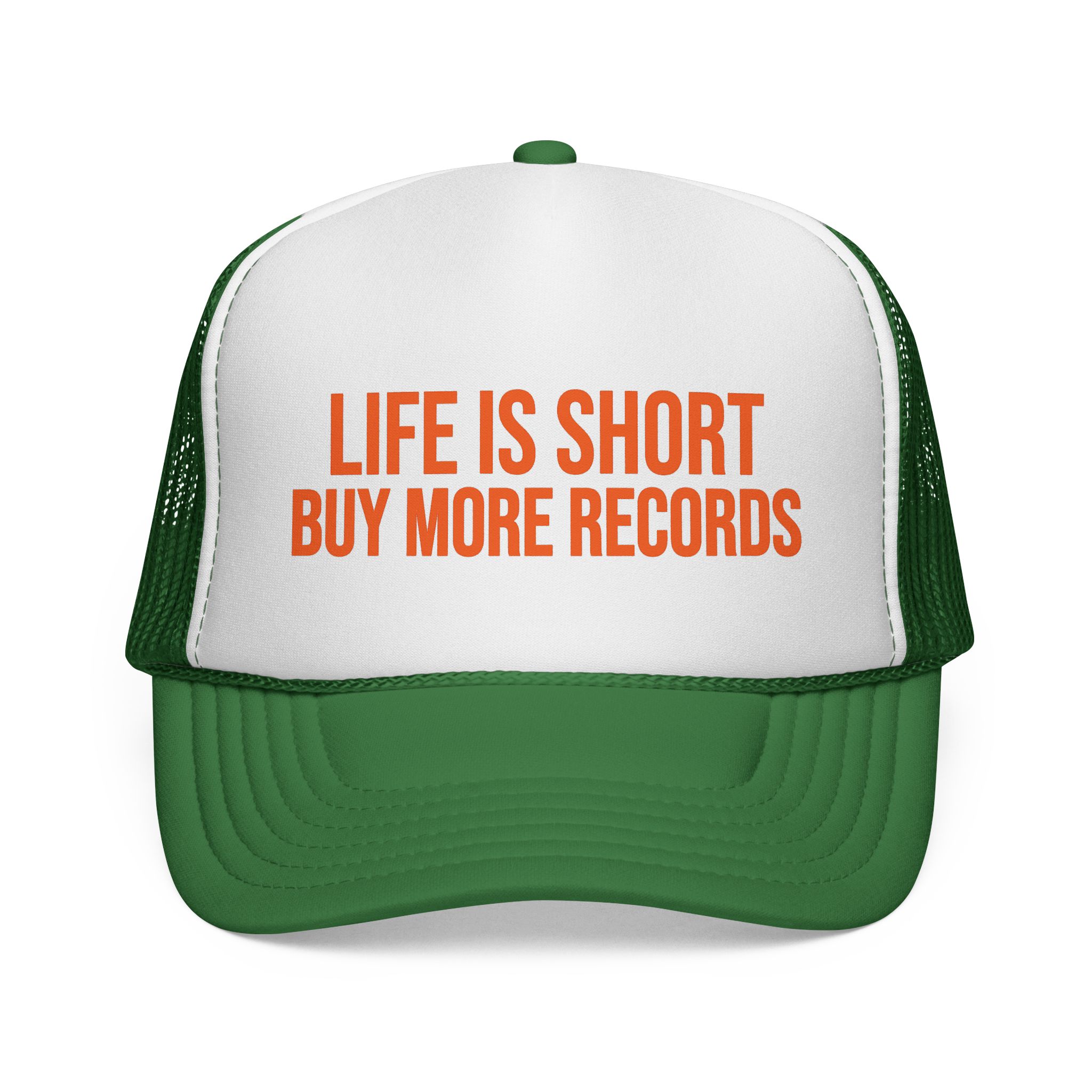 'Life is Short' Trucker Cap - Music Lover's Essential - Image 1