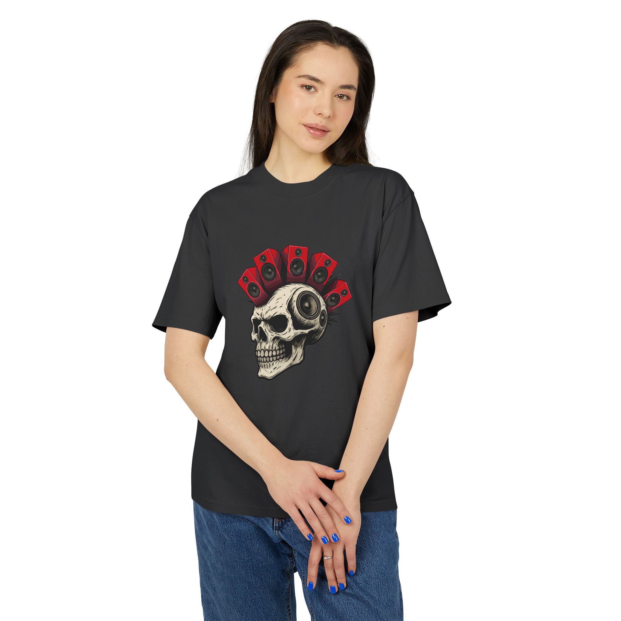 Faded Skull Music Tee - Unisex Retro Graphic T-Shirt - Image 27
