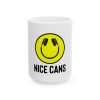 Funny Ceramic Mug - 'Nice Cans' Design - Perfect Gift for Music Lovers - Thumbnail Image 1