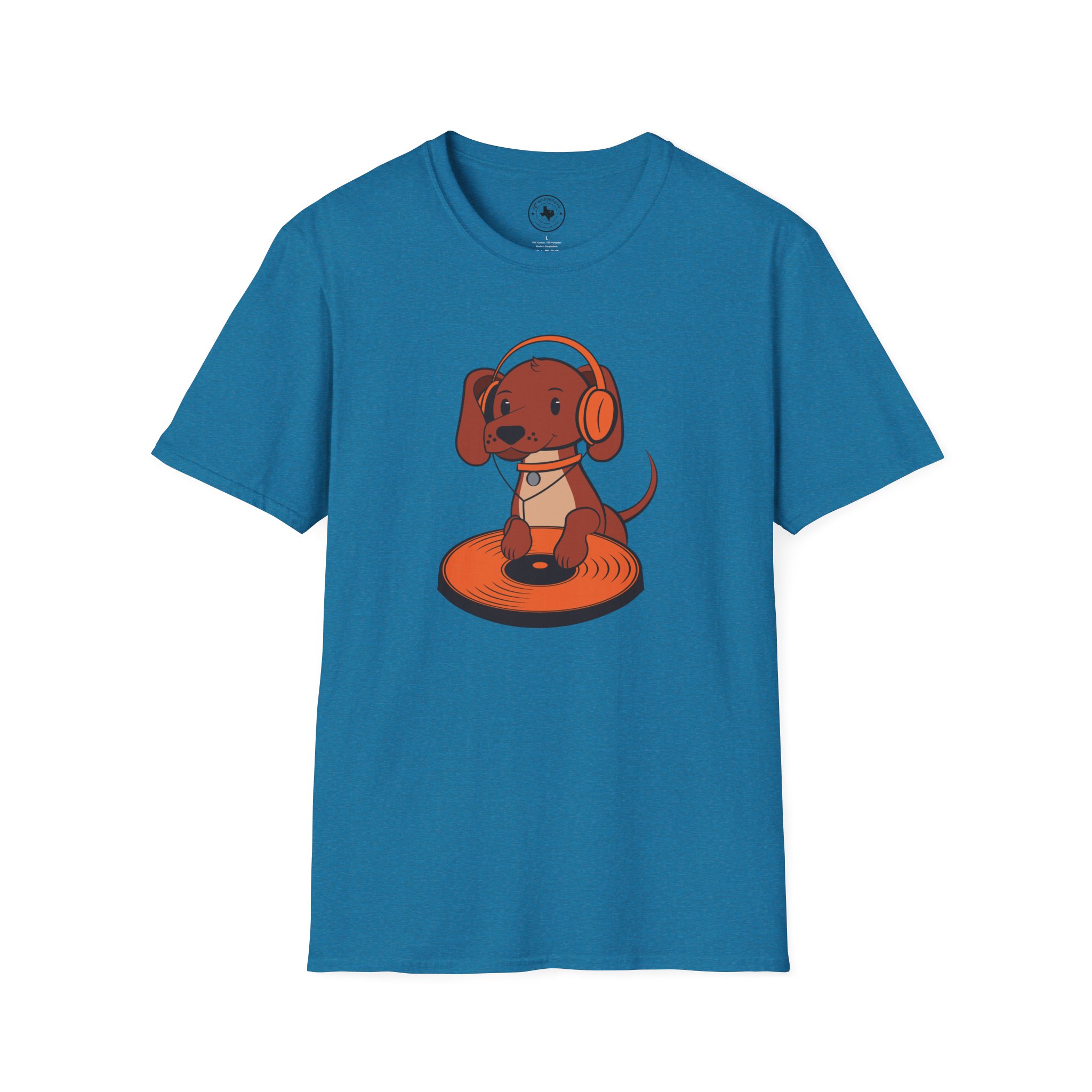 DJ Dachshund Tee — Cute Dog with Headphones Graphic T-Shirt - Image 101