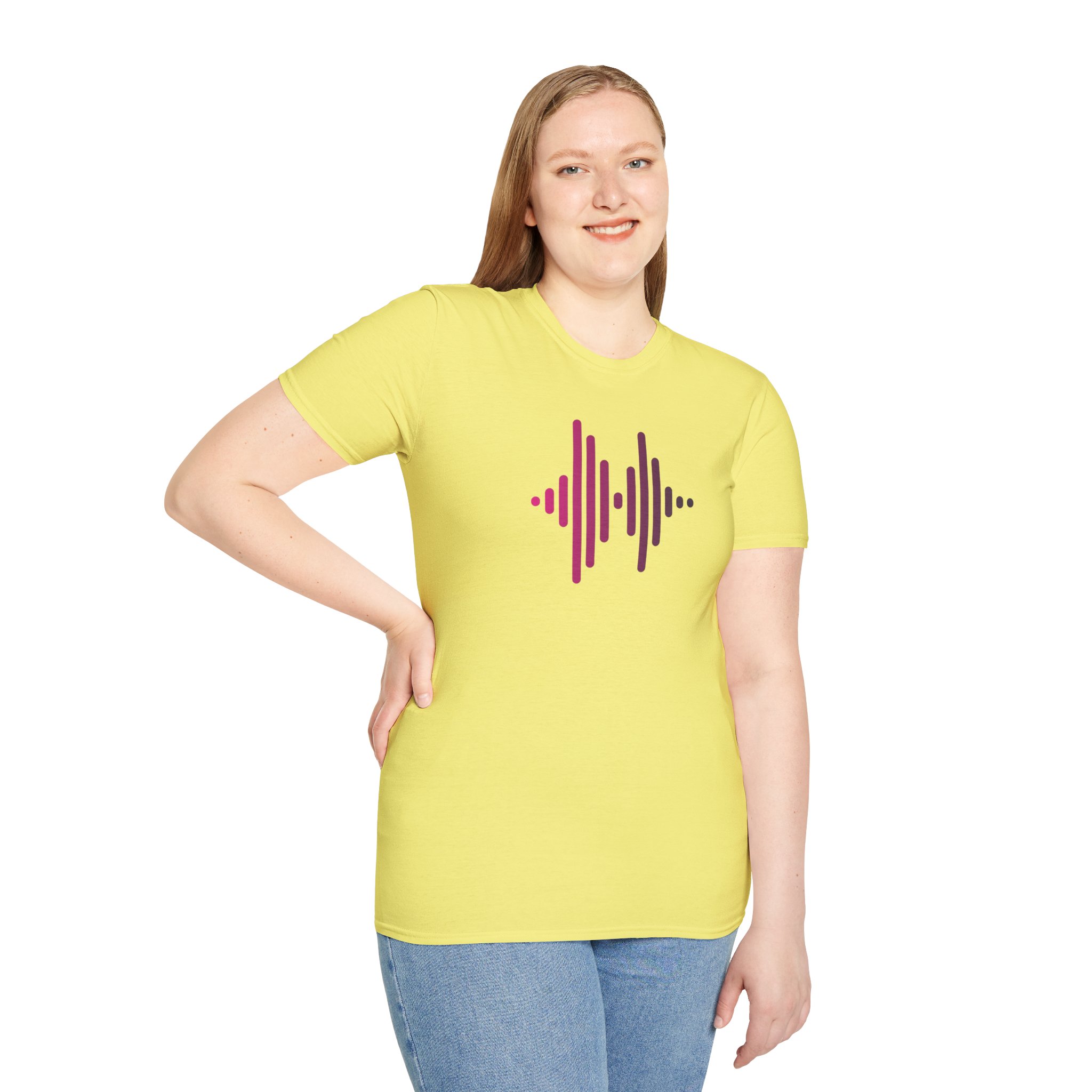 Audio Waveform Graphic Tee — Gradient Soundwave T-Shirt - Image 61