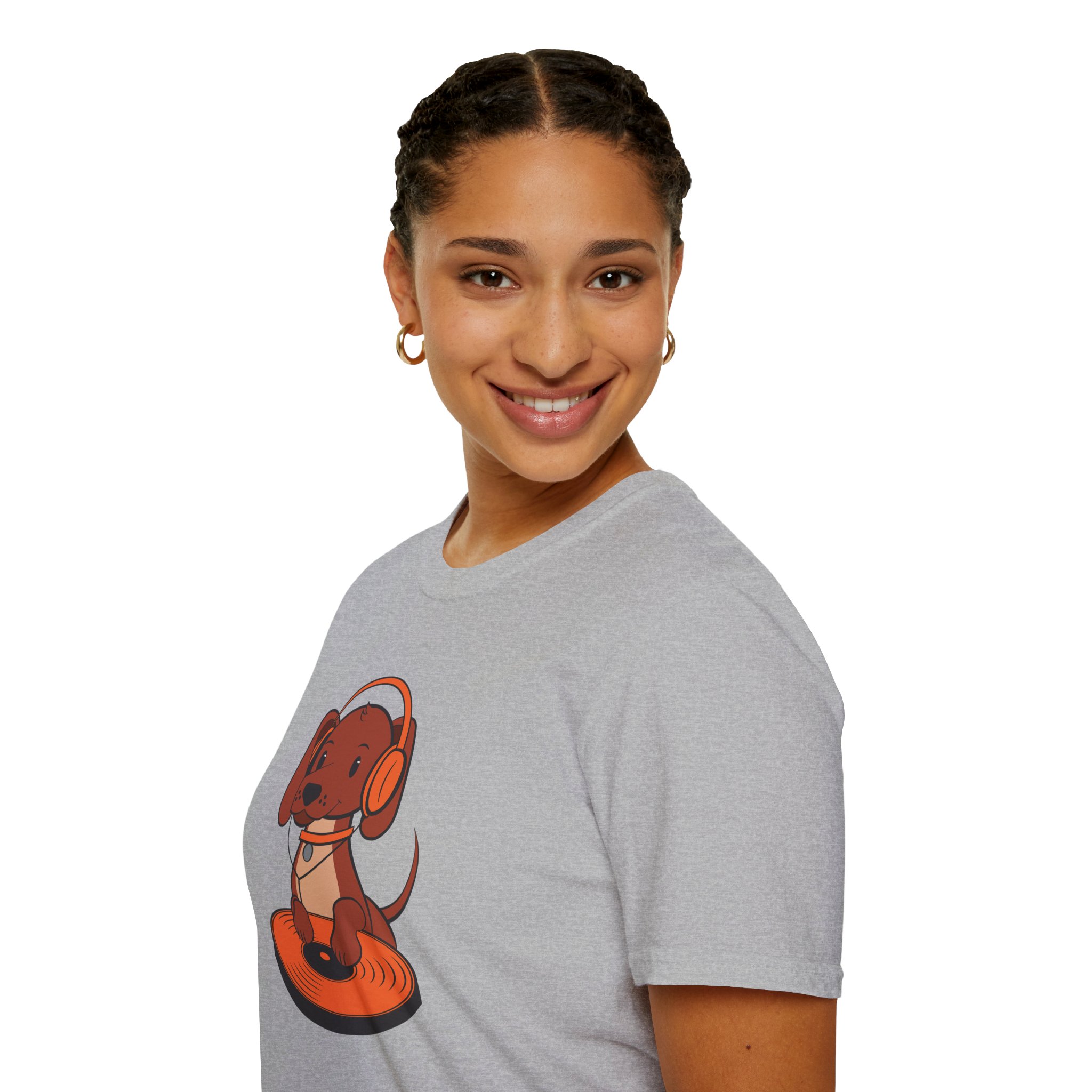 DJ Dachshund Tee — Cute Dog with Headphones Graphic T-Shirt - Image 47