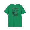 Vinyl Lover T-Shirt — "Caution! Can Talk About Vinyl For Hours" Graphic Tee - Thumbnail Image 74