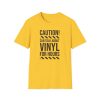 Vinyl Lover T-Shirt — "Caution! Can Talk About Vinyl For Hours" Music Tee - Thumbnail Image 43