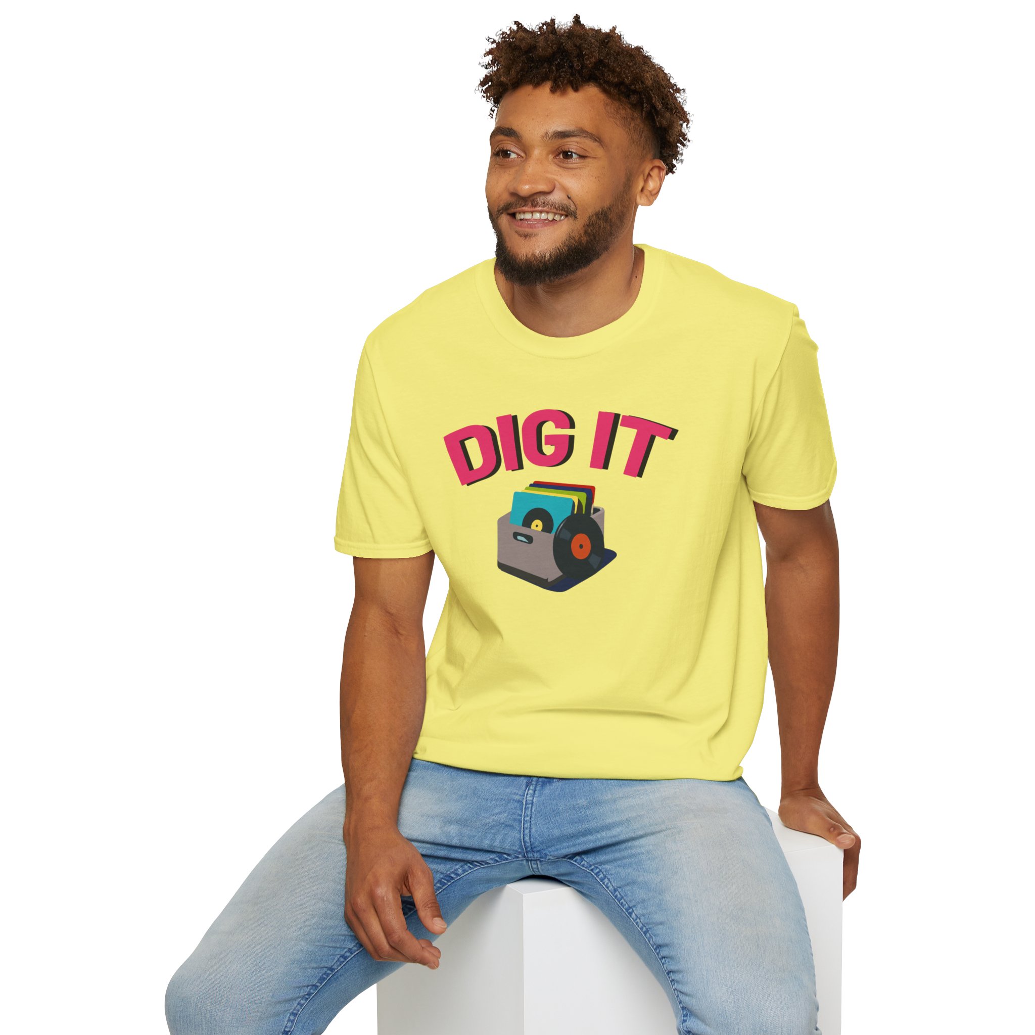 Dig It T-Shirt — Retro Excavator Graphic Tee - Image 62