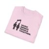 Music Brings People Together Unisex Softstyle T-Shirt - Thumbnail Image 52