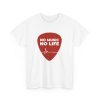 No Music No Life Unisex Heavy Cotton Tee - Thumbnail Image 7
