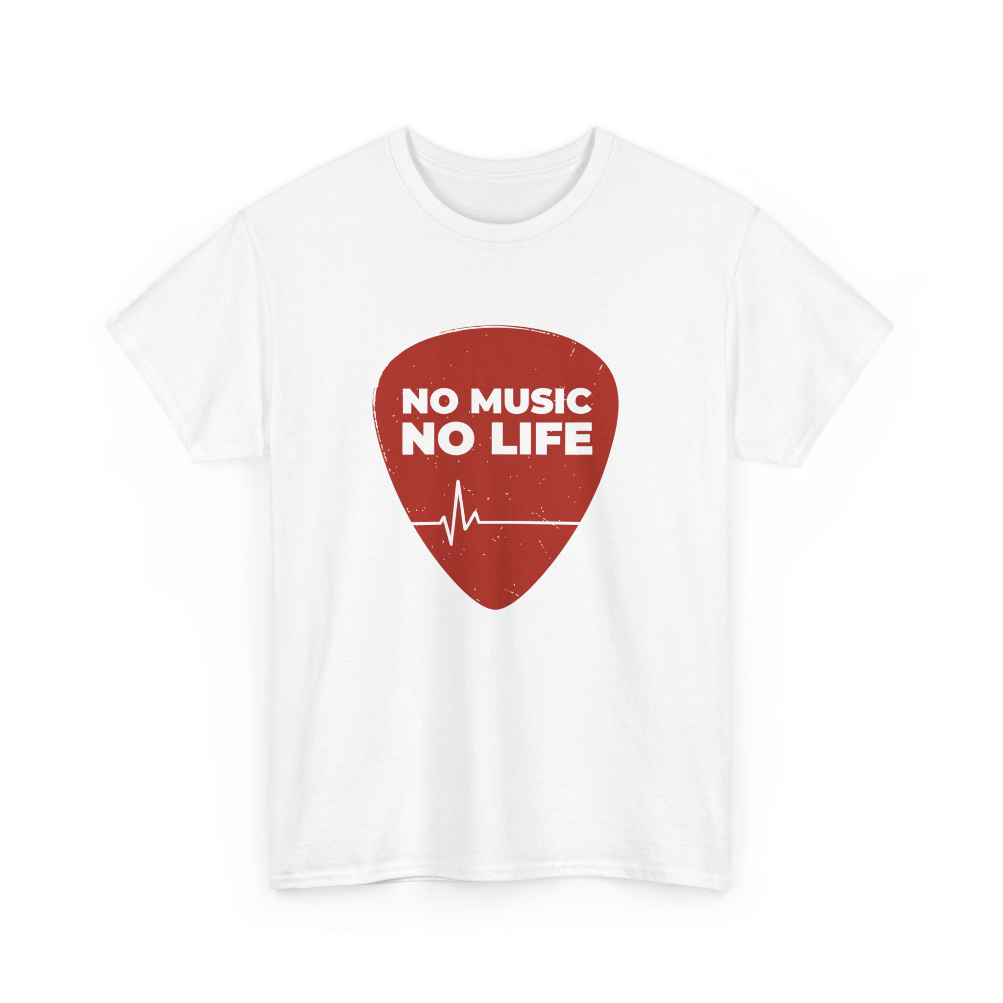No Music No Life Unisex Heavy Cotton Tee - Image 7
