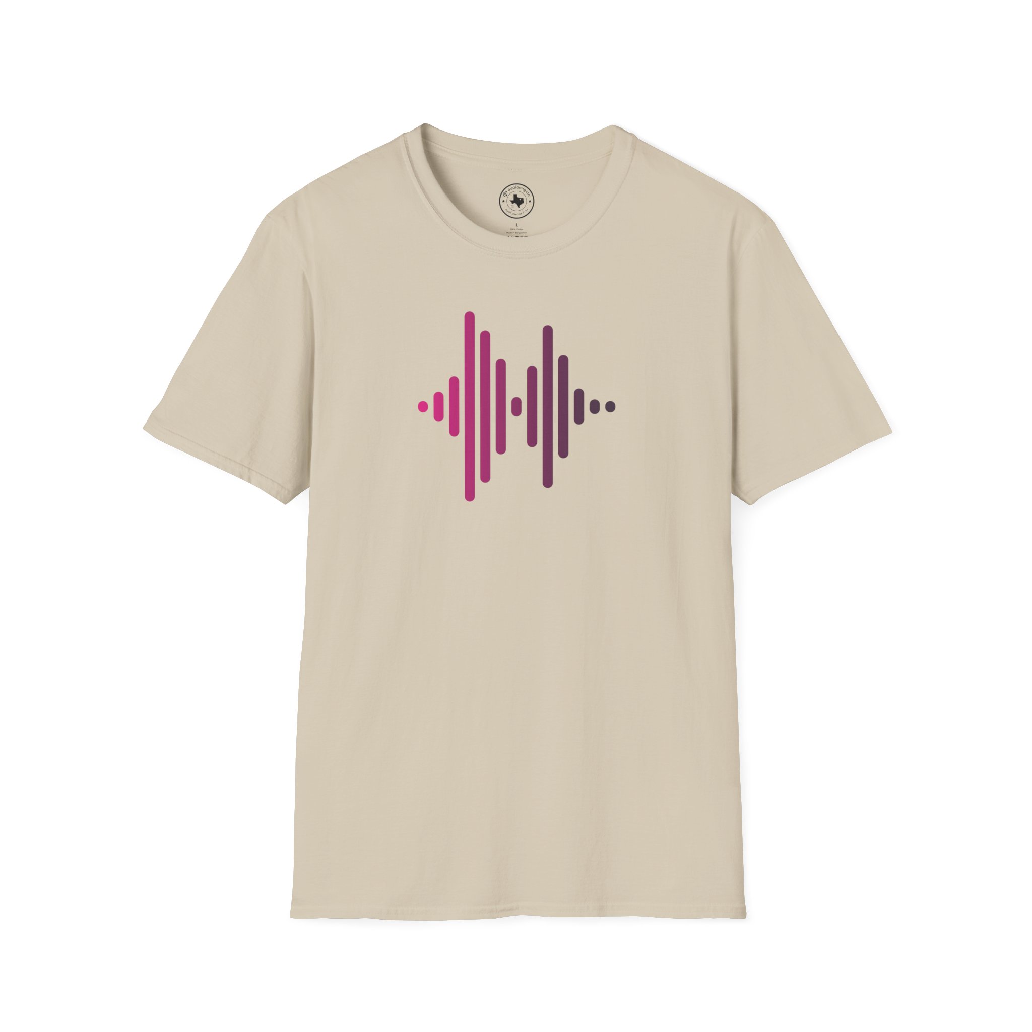 Audio Waveform Graphic Tee — Gradient Soundwave T-Shirt - Image 17