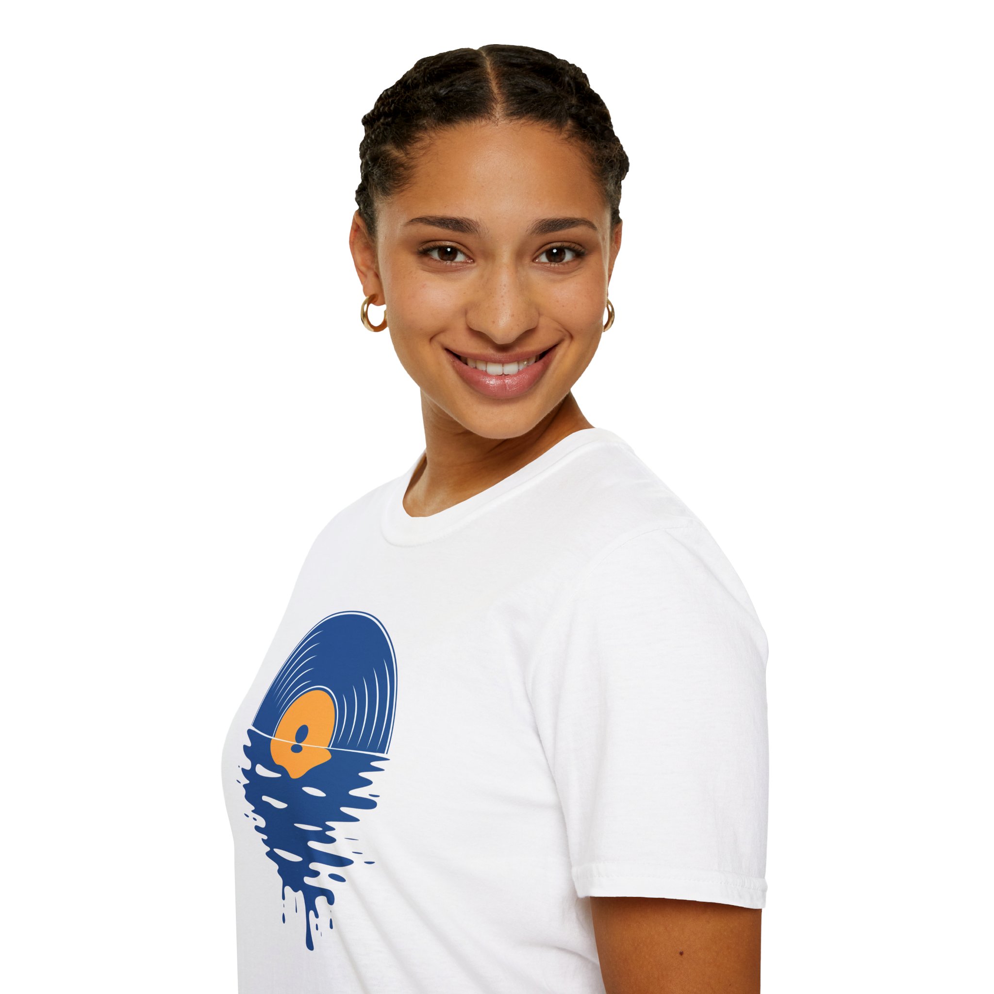 Sunset Vinyl Record T‑Shirt — Retro Music Lake Graphic Tee - Image 18