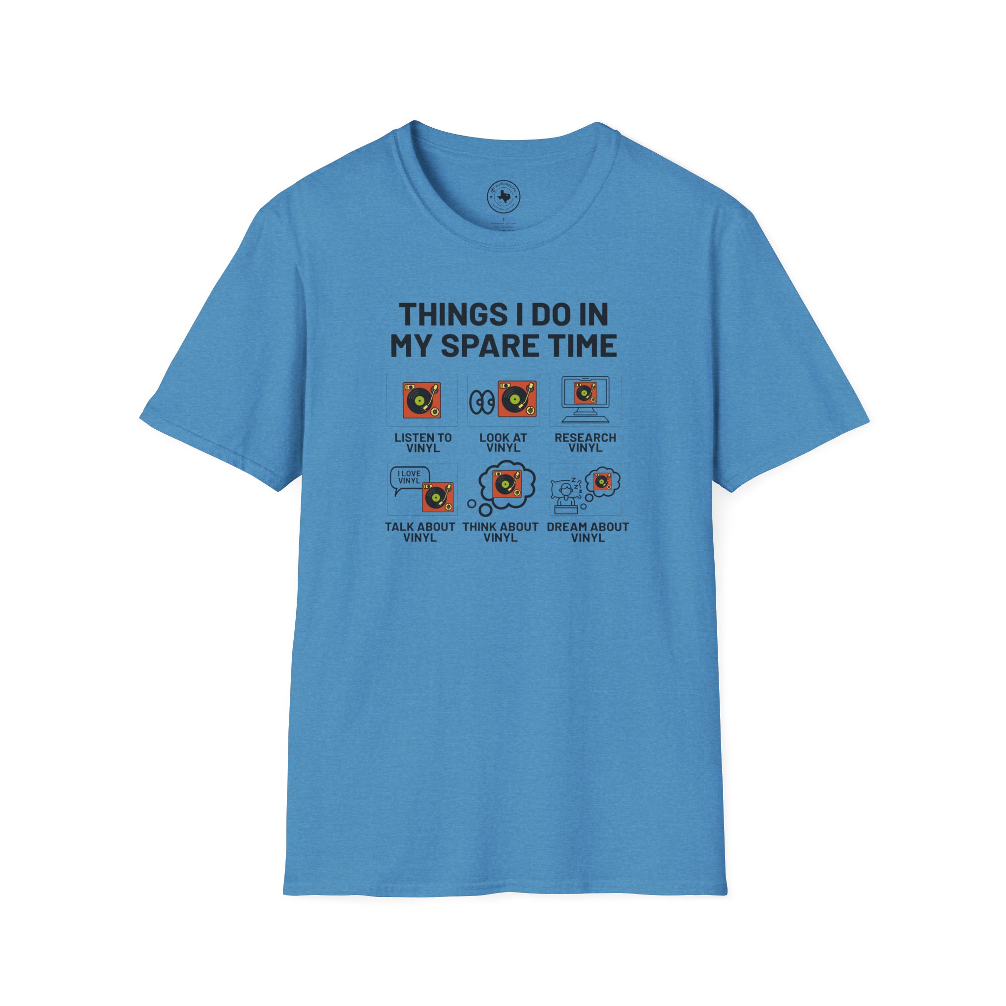 Things I Do In My Spare Time T-Shirt — Funny Hobbies Graphic Tee - Image 2