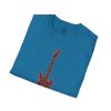 Electric Guitar Graphic T‑Shirt — Red Pattern Rock Music Tee - Thumbnail Image 124
