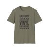 Vinyl Lover T-Shirt — "Caution! Can Talk About Vinyl For Hours" Music Tee - Thumbnail Image 49