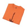 Electric Guitar Graphic T-Shirt — Red Psychedelic Music Tee - Thumbnail Image 22