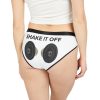Women's Bikini Underwear — 'Shake It Off' Speaker Graphic - Thumbnail Image 1
