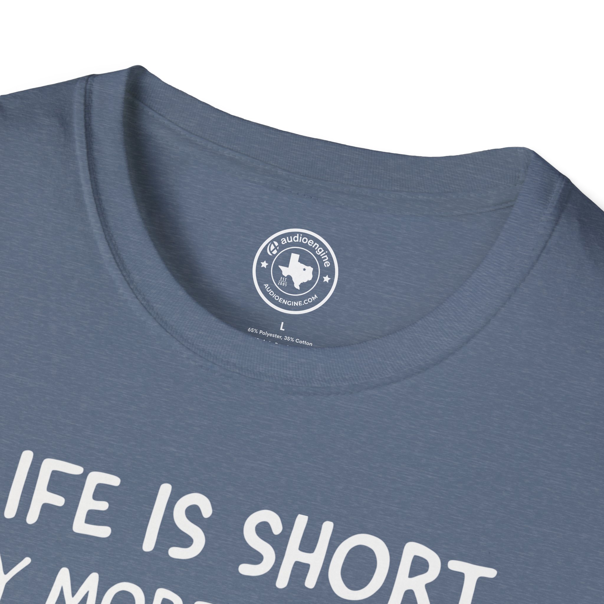 Life Is Short Buy More Records T-Shirt — Vinyl Lover Tee - Image 59