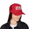 Vinyl Speed Society Trucker Cap - Retro Red Hat for Music Lovers - Thumbnail Image 4
