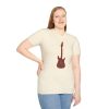 Electric Guitar Graphic T-Shirt — Red Psychedelic Music Tee - Thumbnail Image 59