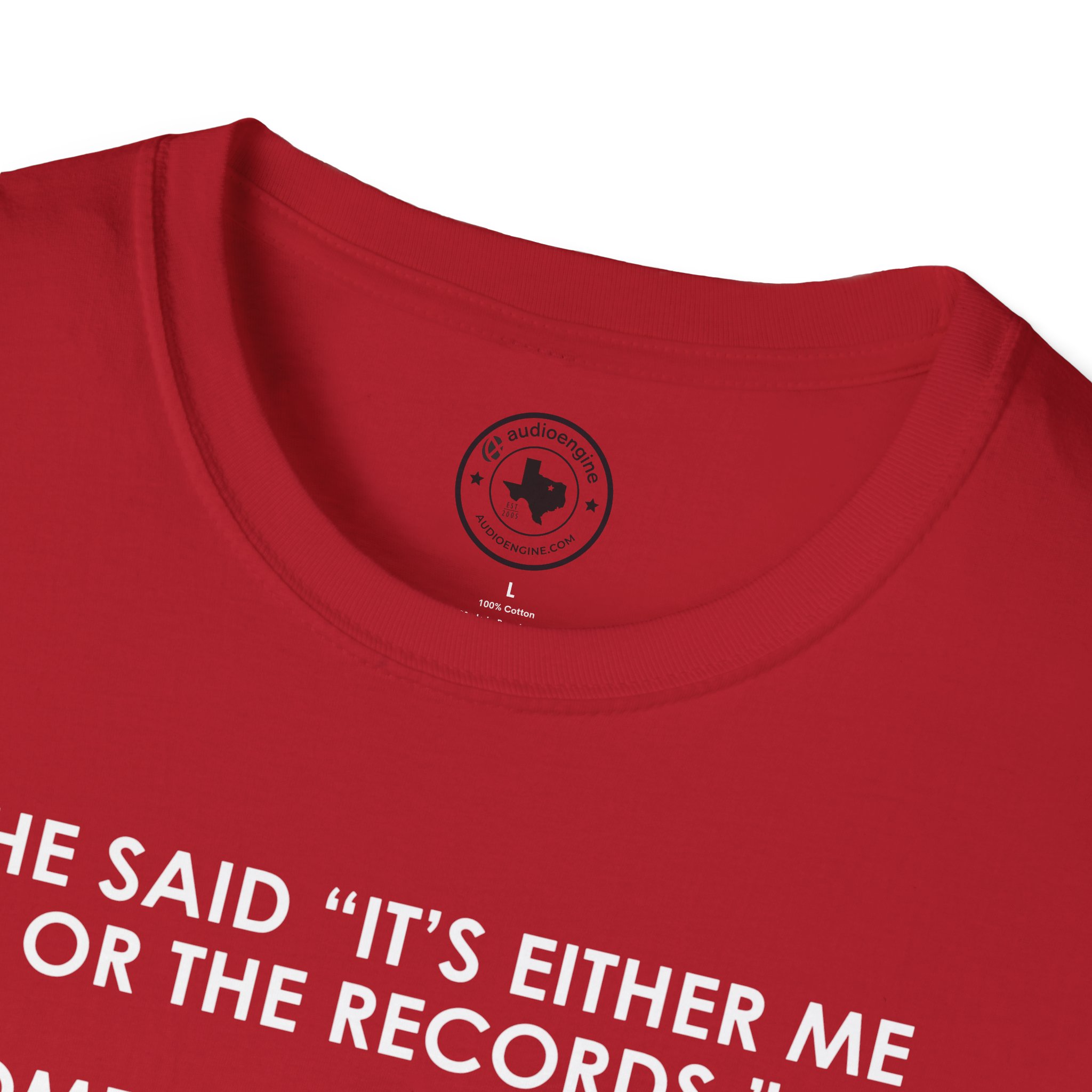 T-Shirt — “She Said ‘It’s Either Me or the Records.’ Sometimes I Miss Her.” Funny Music Lover Tee - Image 75