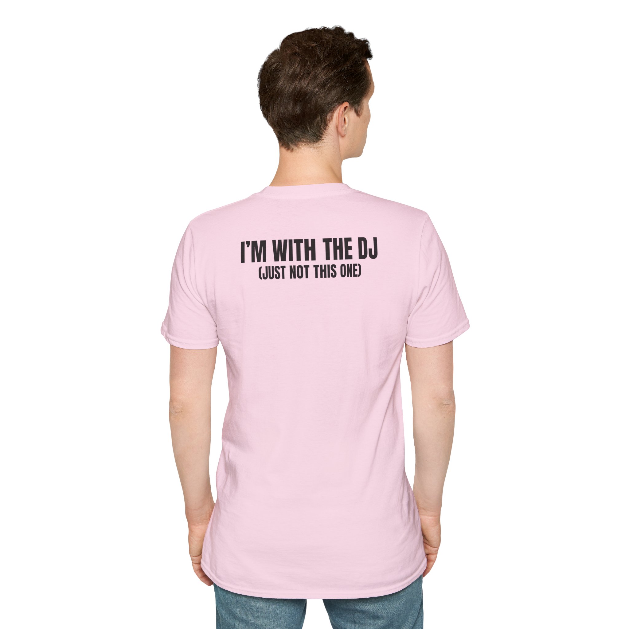 DJ Humor Unisex Softstyle T-Shirt - Perfect for Music Lovers - Image 84