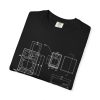 Blueprint Camera Unisex T-Shirt, Casual Wear, Artist Gift, Photography Tee, Unique Apparel, Comfortable Style - Thumbnail Image 34