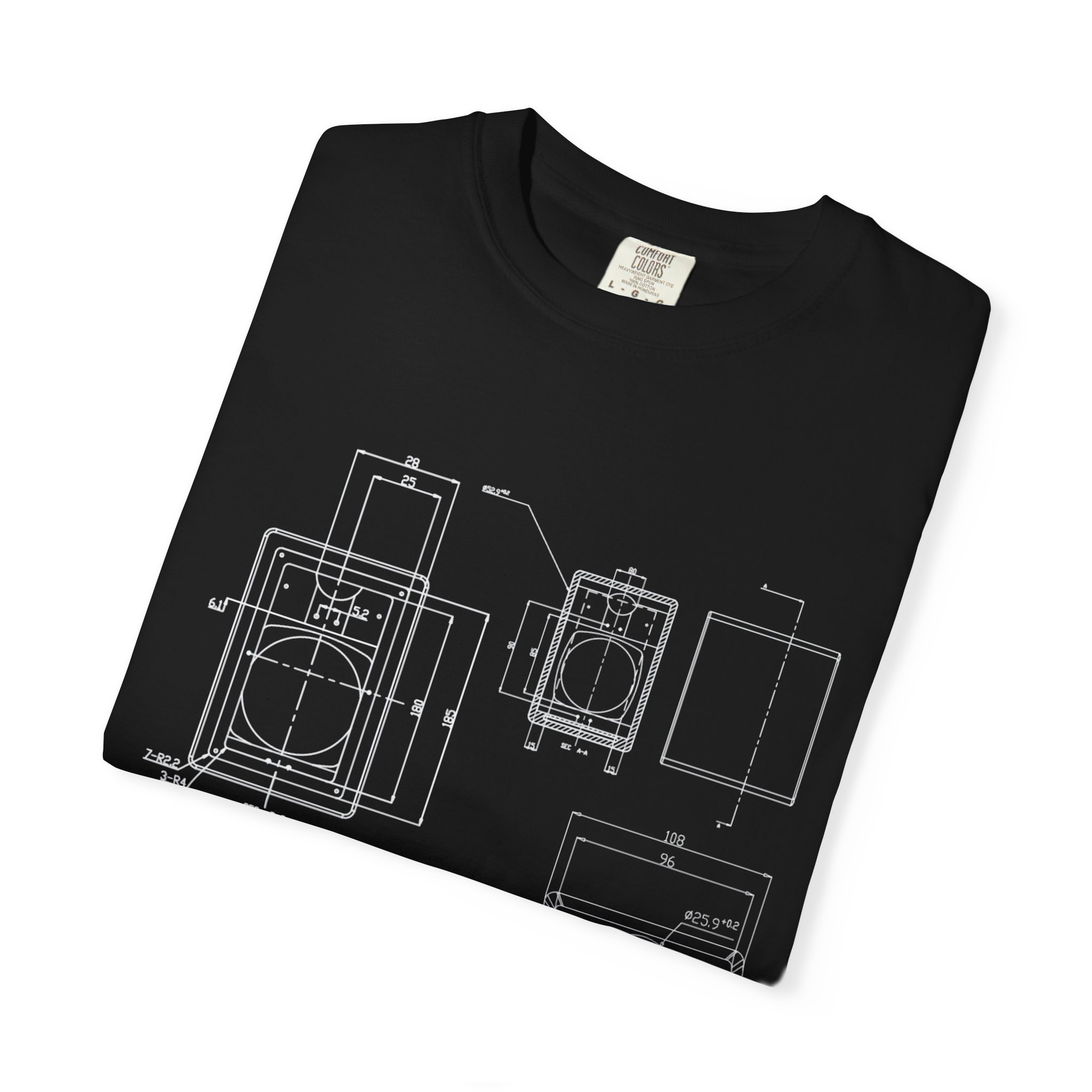 Blueprint Camera Unisex T-Shirt, Casual Wear, Artist Gift, Photography Tee, Unique Apparel, Comfortable Style - Image 34