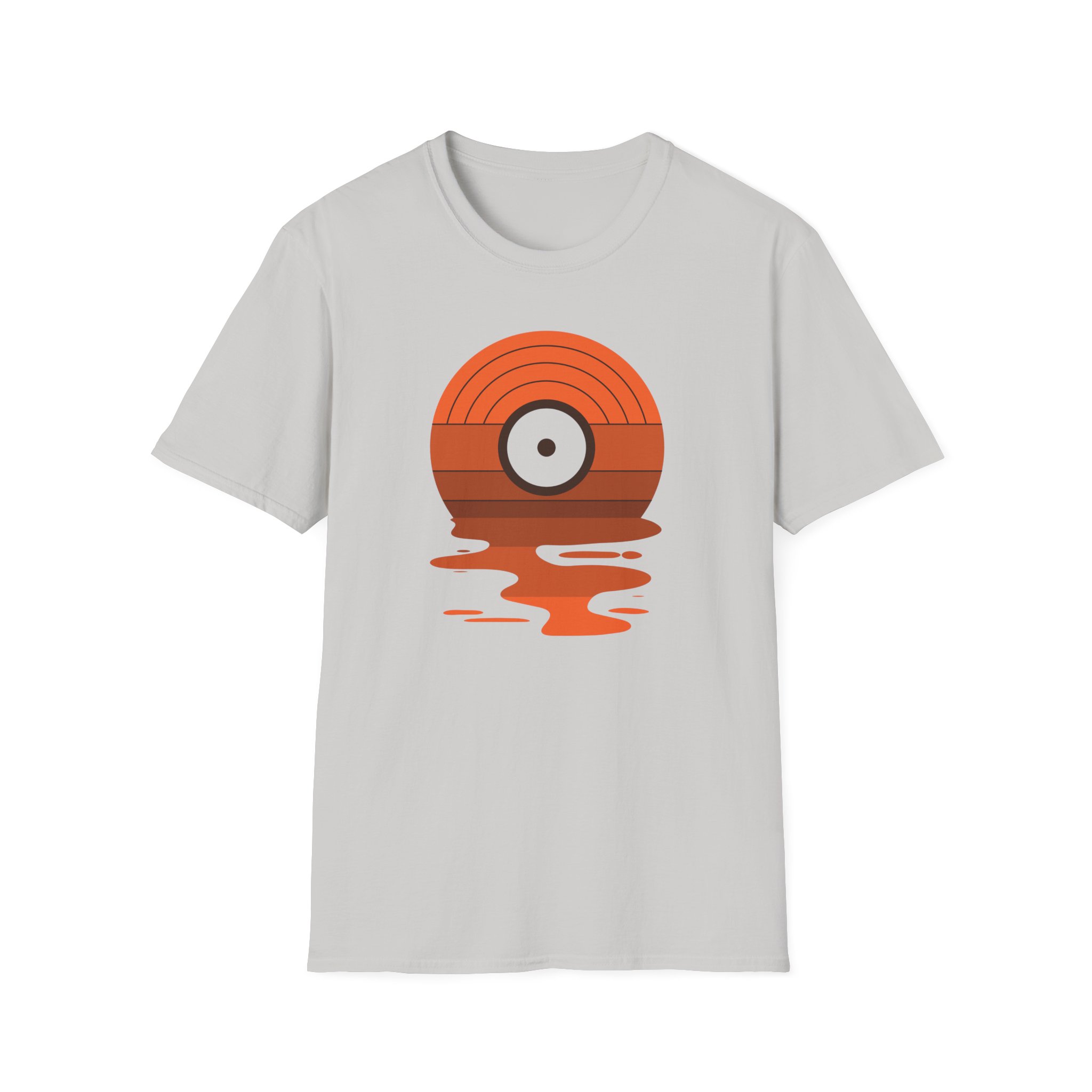 Vinyl Sunset T-Shirt — Retro Record Graphic Tee - Image 1