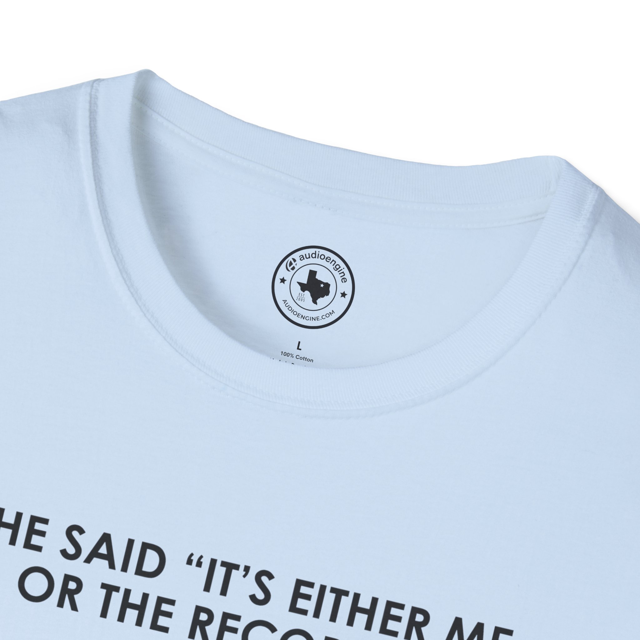 T-Shirt — “She Said ‘It’s Either Me or the Records.’ Sometimes I Miss Her.” Graphic Tee - Image 107