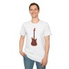 Electric Guitar Graphic T-Shirt — Red Psychedelic Music Tee - Thumbnail Image 15