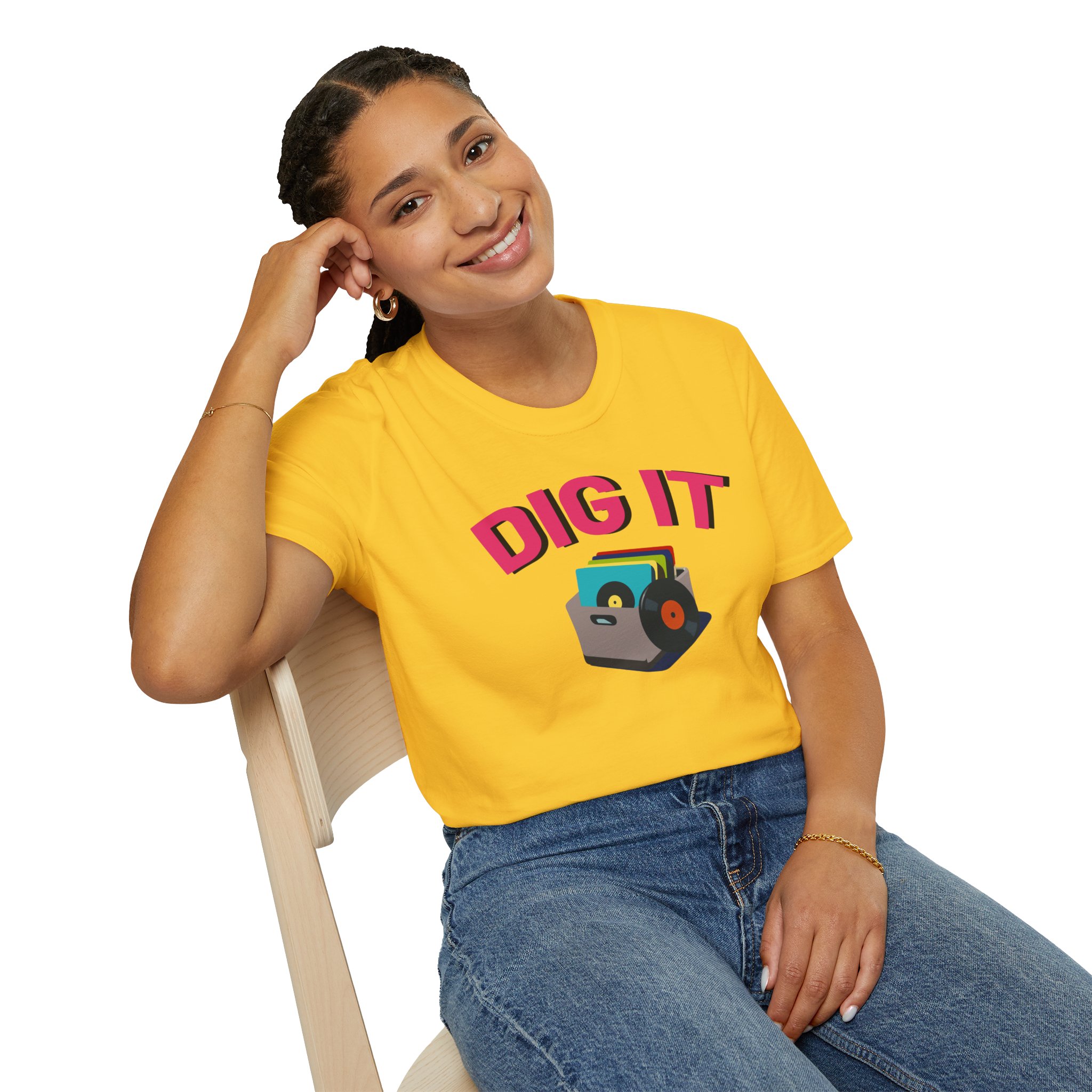 Dig It T-Shirt — Retro Excavator Graphic Tee - Image 72