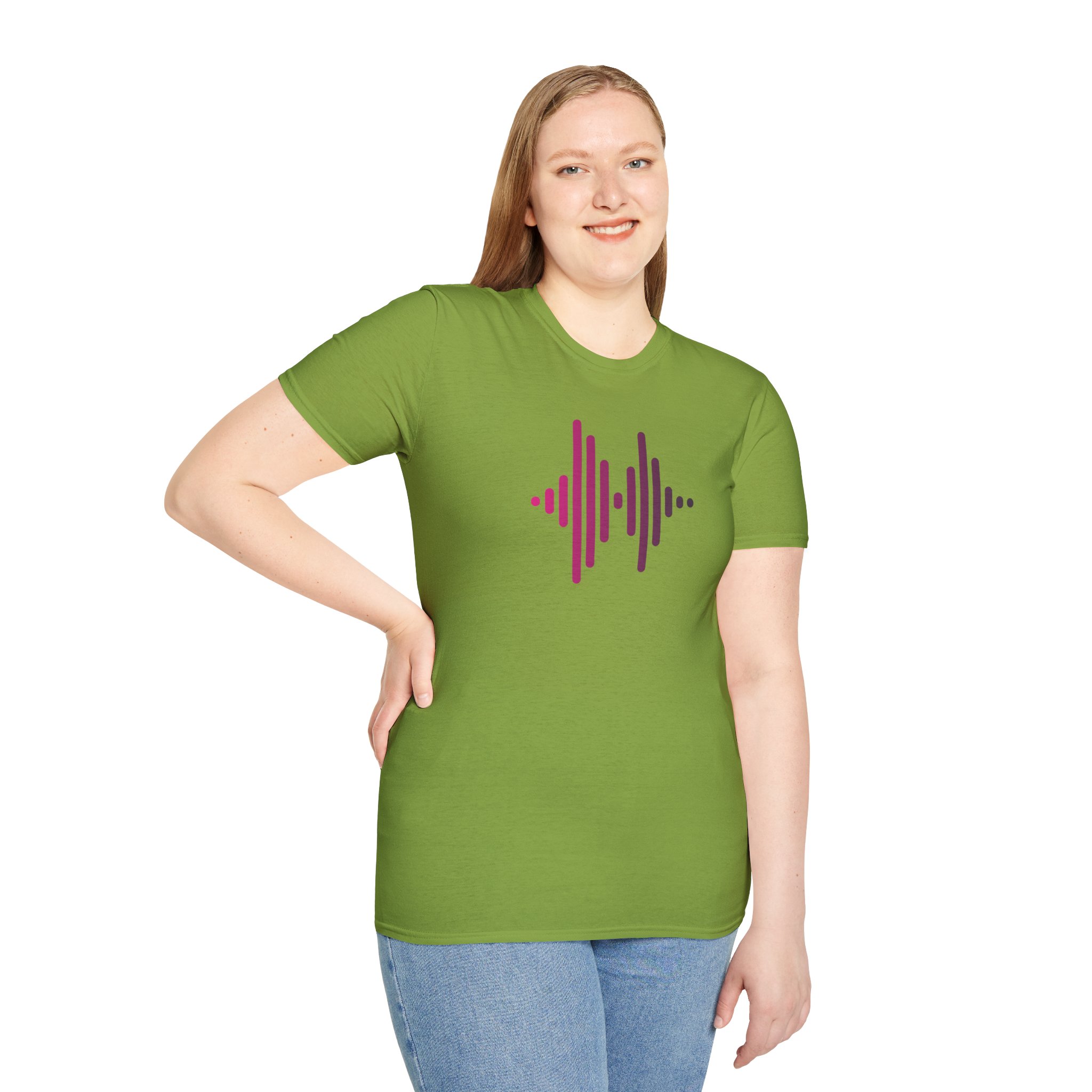 Audio Waveform Graphic Tee — Gradient Soundwave T-Shirt - Image 93