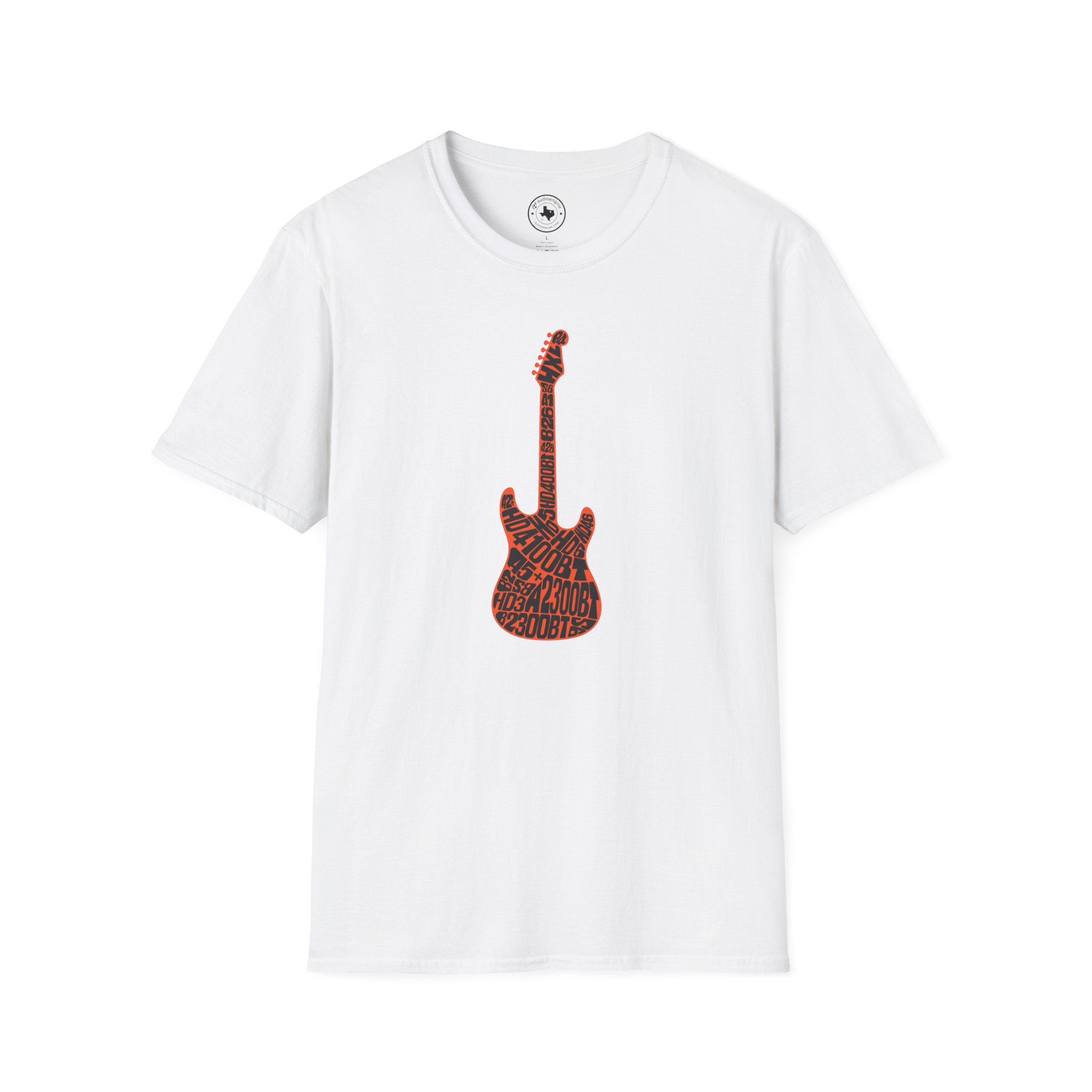 Electric Guitar Graphic T‑Shirt — Red Pattern Rock Music Tee - Image 11