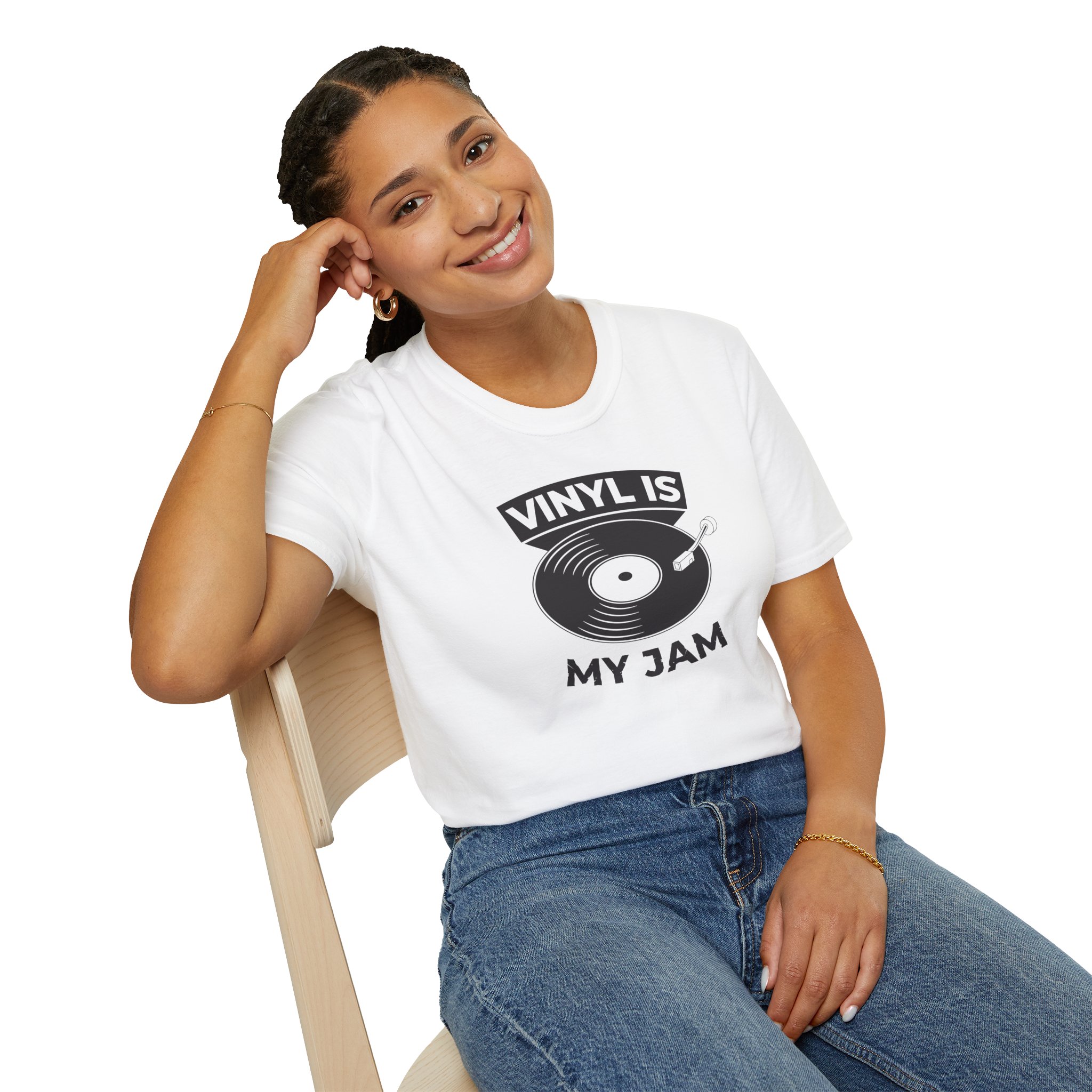 Vinyl Is My Jam T-Shirt — Retro Record Lover Tee - Image 15