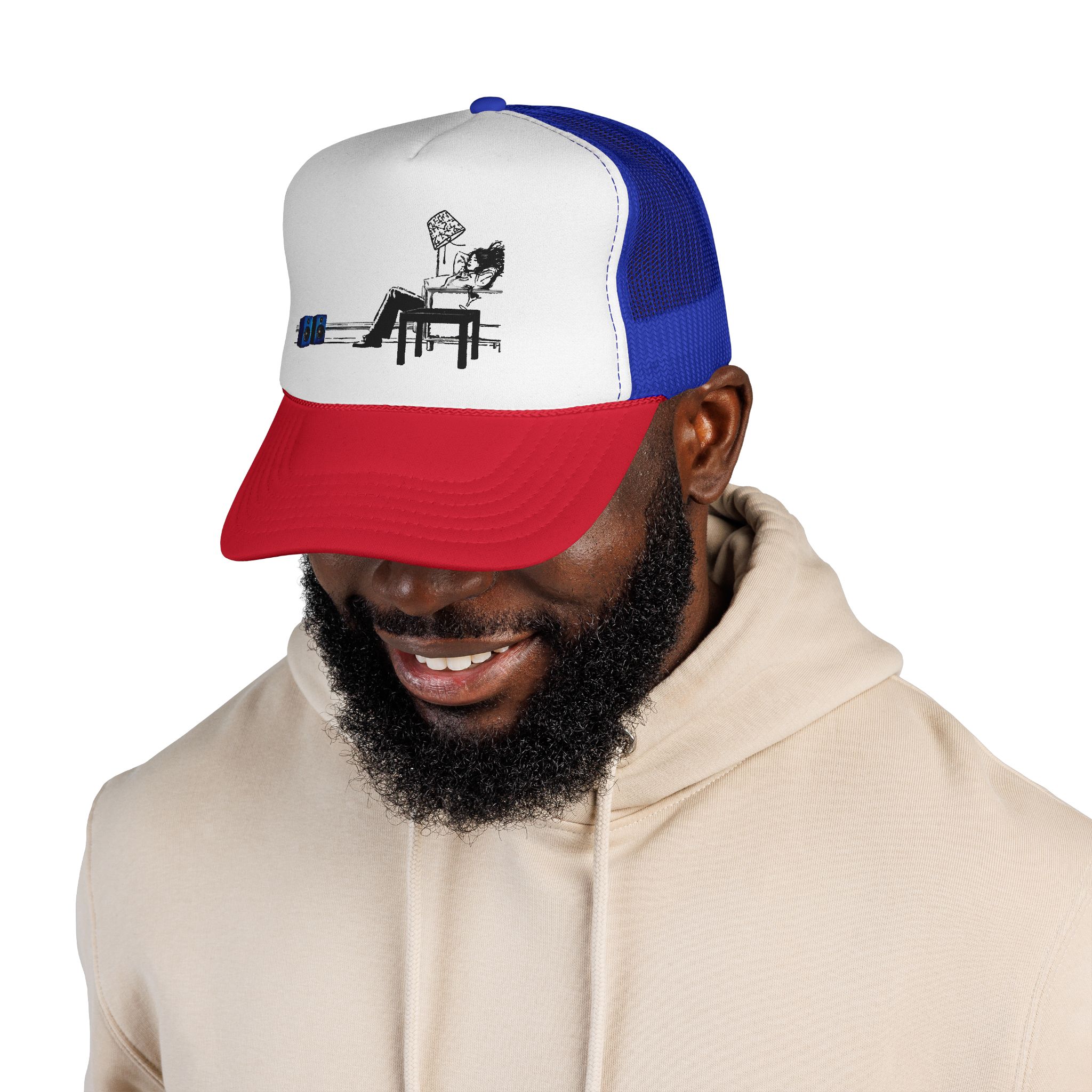 Gym Lover Trucker Cap with Workout Design - Image 25