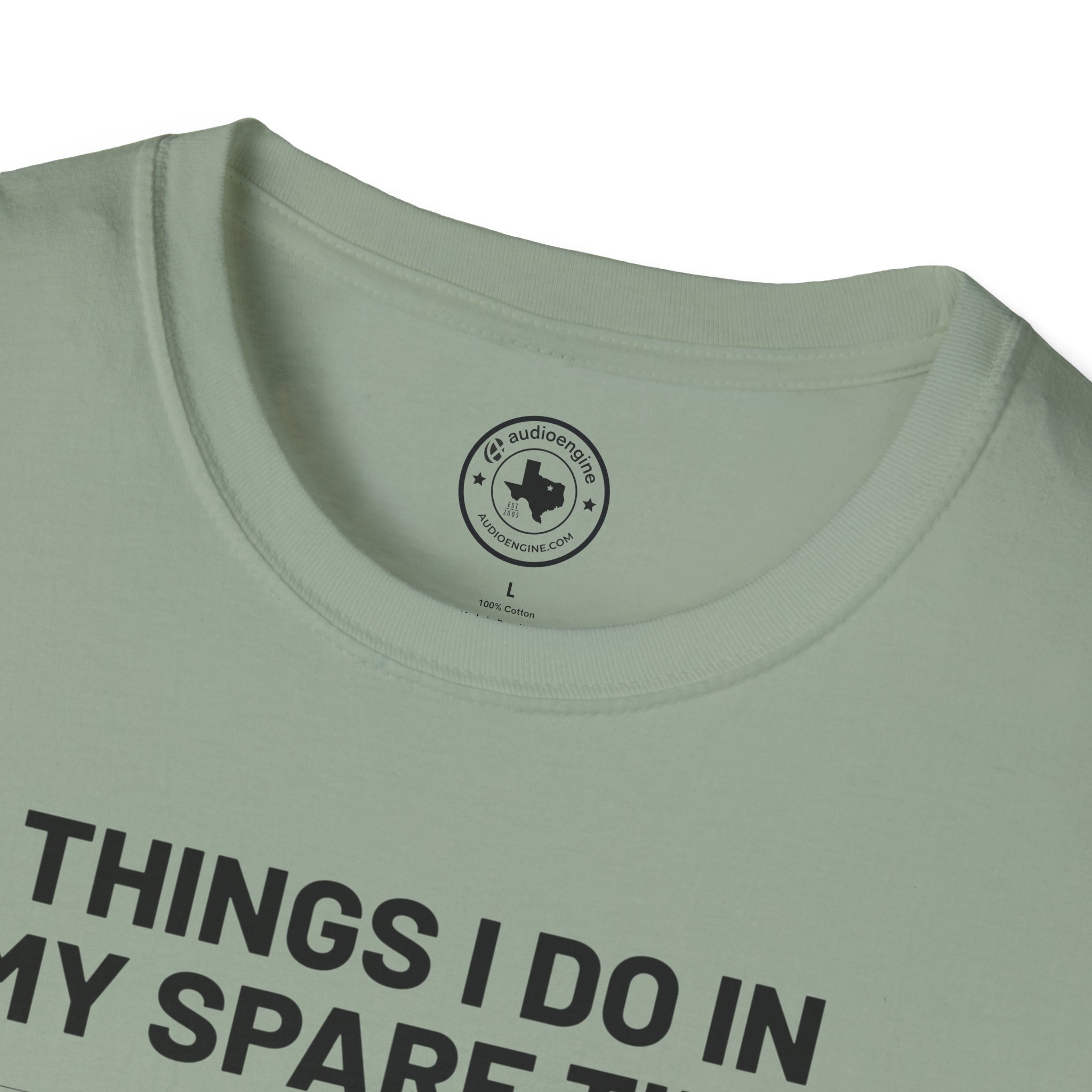 Things I Do In My Spare Time T-Shirt — Funny Hobbies Graphic Tee - Image 69
