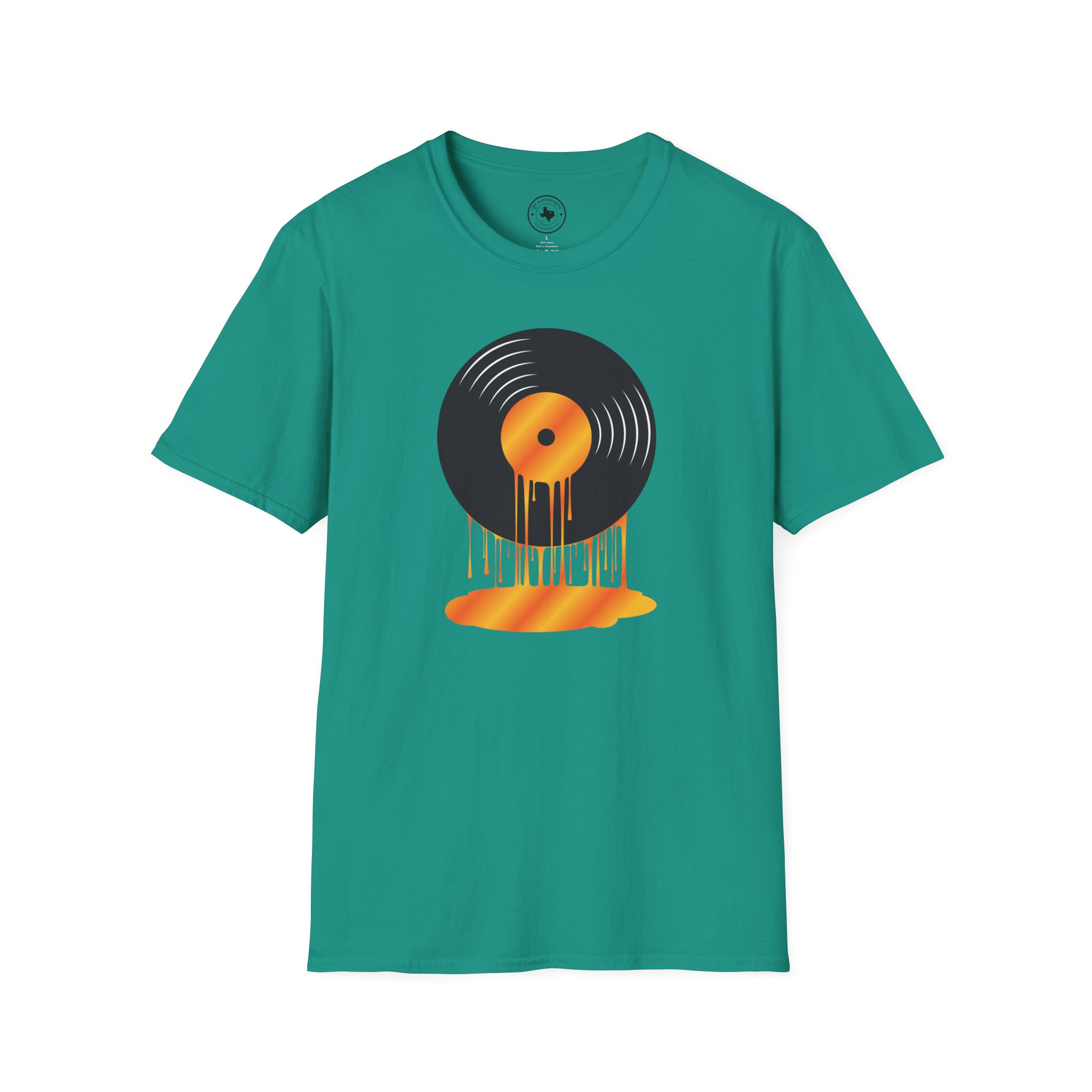 Melting Vinyl Record T-Shirt – Retro Music Tee - Image 82