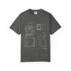 Blueprint Camera Unisex T-Shirt, Casual Wear, Artist Gift, Photography Tee, Unique Apparel, Comfortable Style - Thumbnail Image 17