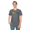 Music Icon Row T-Shirt — Colorful Band Equipment Graphic Tee - Thumbnail Image 1