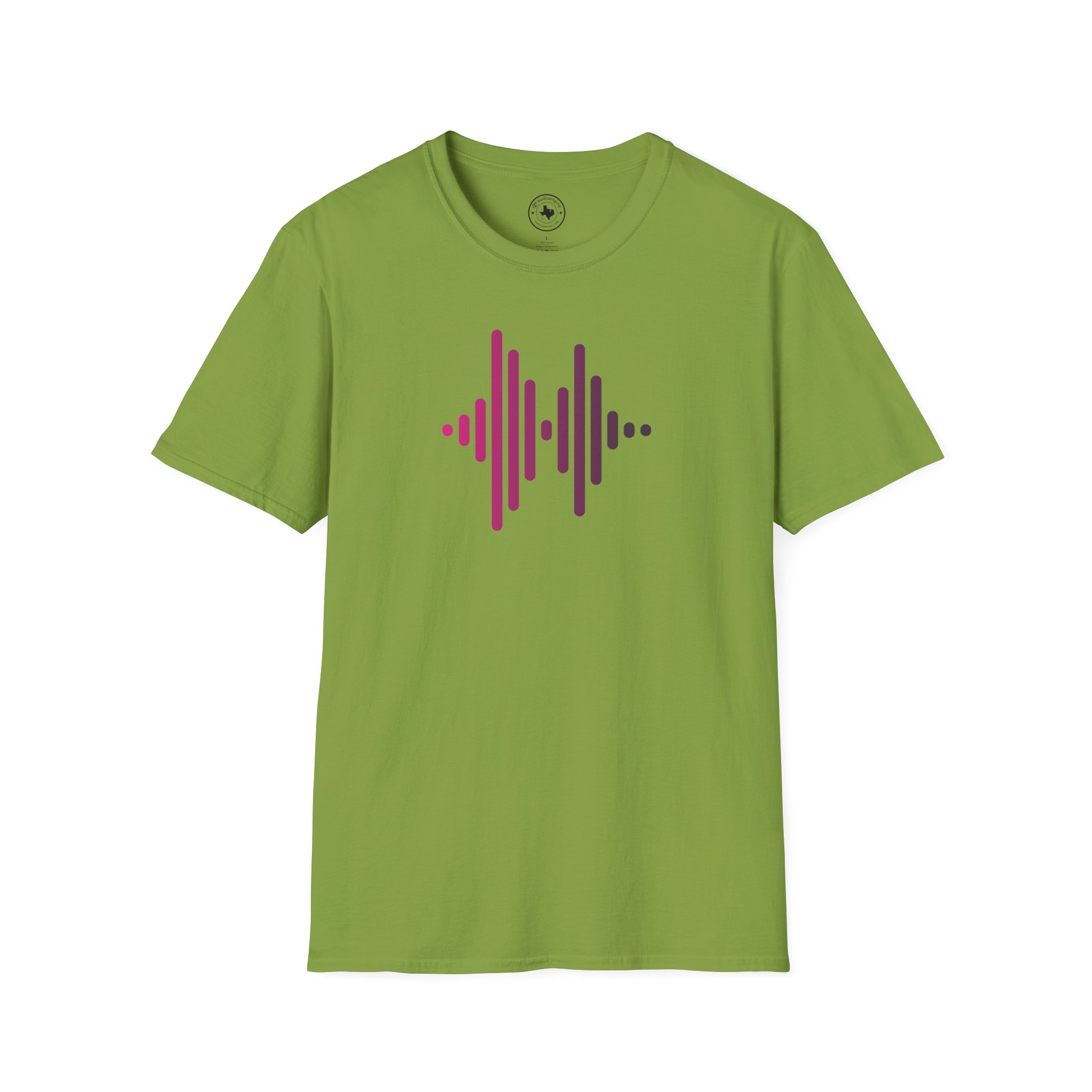 Audio Waveform Graphic Tee — Gradient Soundwave T-Shirt - Image 89