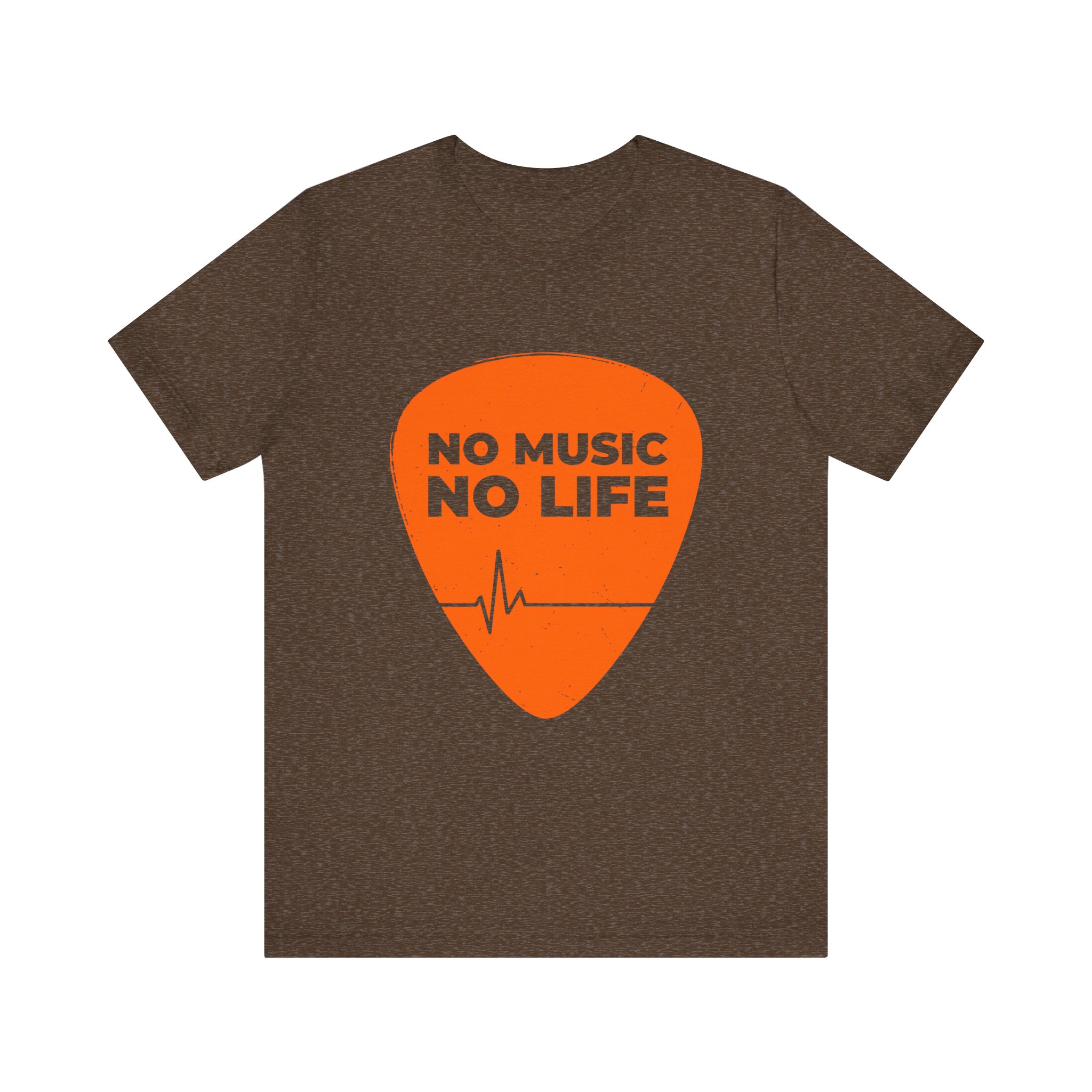 Music Lover's Short Sleeve Tee, "No Music No Life" Shirt, Gift for Musicians, Concert T-Shirt, Casual Music Apparel - Image 13