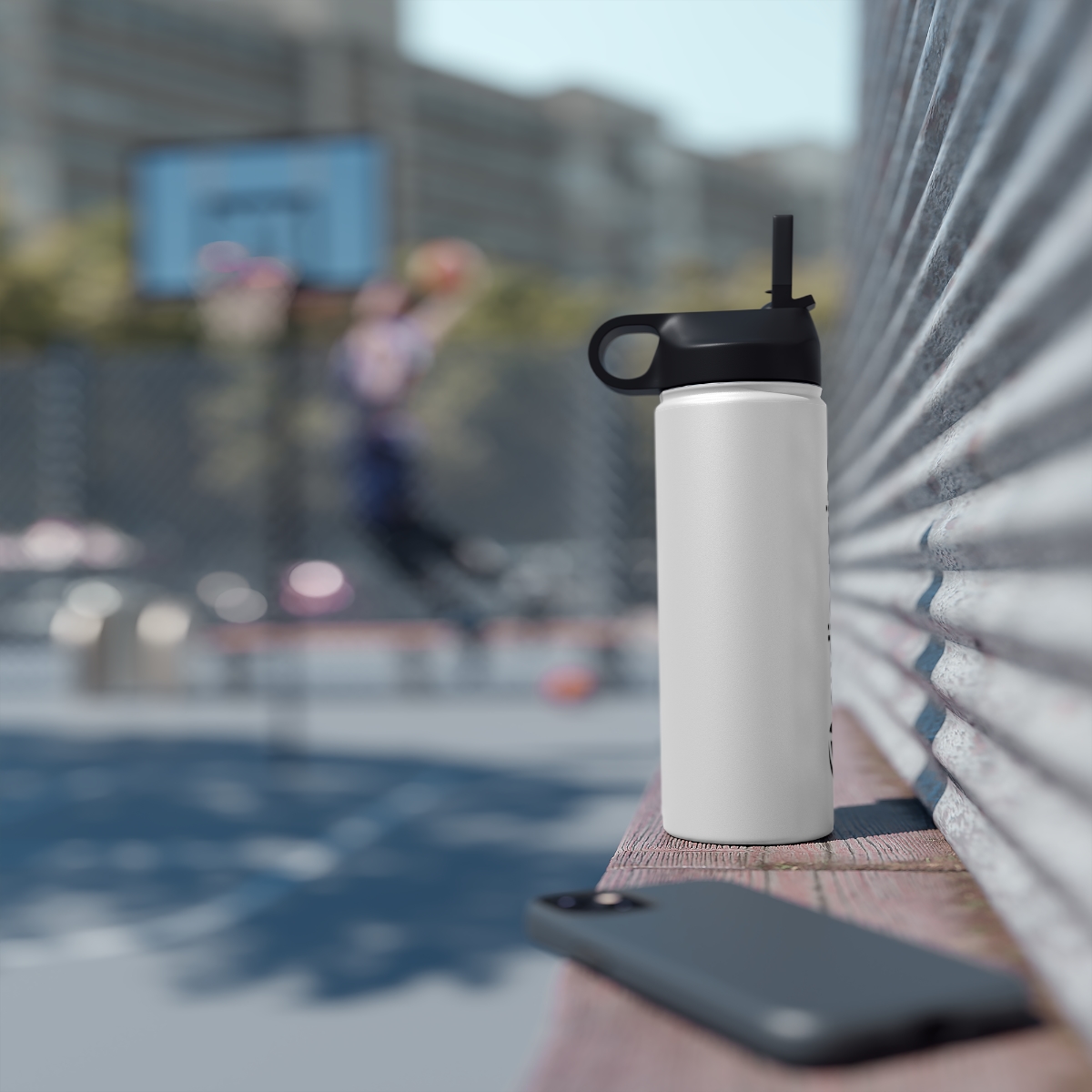 Man of Stainless Steel Water Bottle, Standard Lid - Image 6