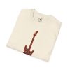 Electric Guitar Graphic T‑Shirt — Red Pattern Rock Music Tee - Thumbnail Image 64