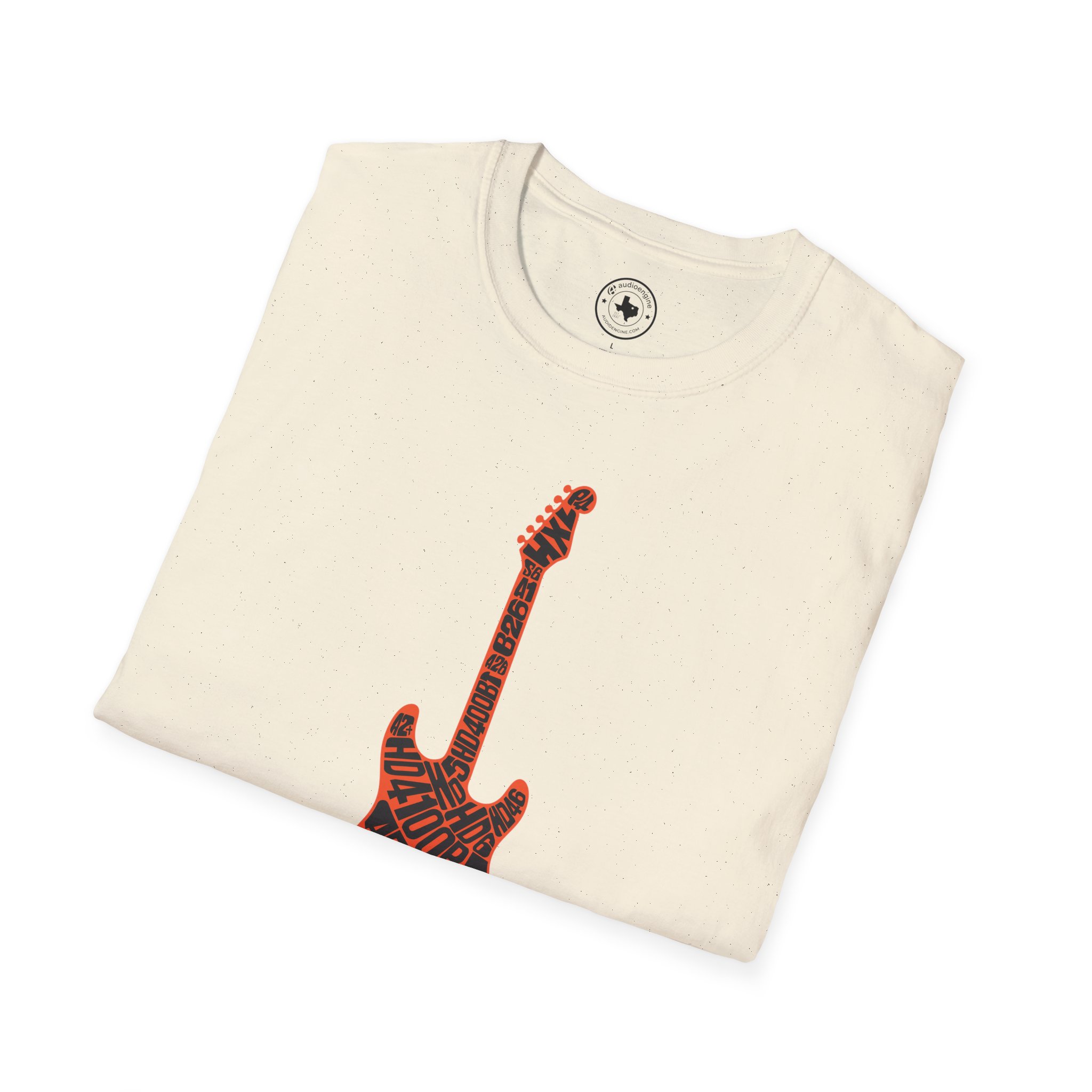 Electric Guitar Graphic T‑Shirt — Red Pattern Rock Music Tee - Image 64