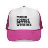Music Vibe Trucker Cap - "Music Sounds Better With Me" - Thumbnail Image 1
